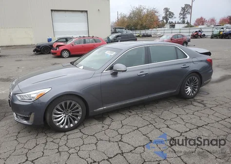 2017 Genesis G90 Ultimate из США, поврежденный, VIN KMHG54JHXHU022311